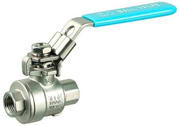 Prevost Abschließbarer Edelstahl-Kugelhahn mit Druckentlastung und zylindrischem Innengewinde, IG BSPP= G 3/8, VICA 17