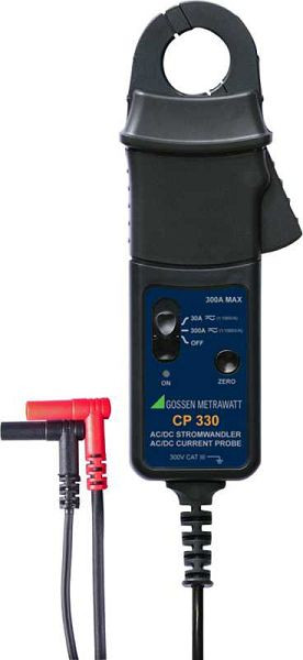 Gossen Metrawatt AC/DC Zangenstromsensor mit Spannungsausgang für Multimeter, 30/300A, 25mm Ø, Z202B