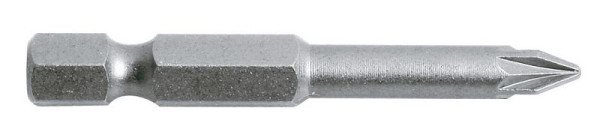 Kraftwerk 1/4" Kreuzschlitz-Bit für Pozidriv-Schrauben 50 mm Nr. 1, VE: 10 Stück, 2811-10