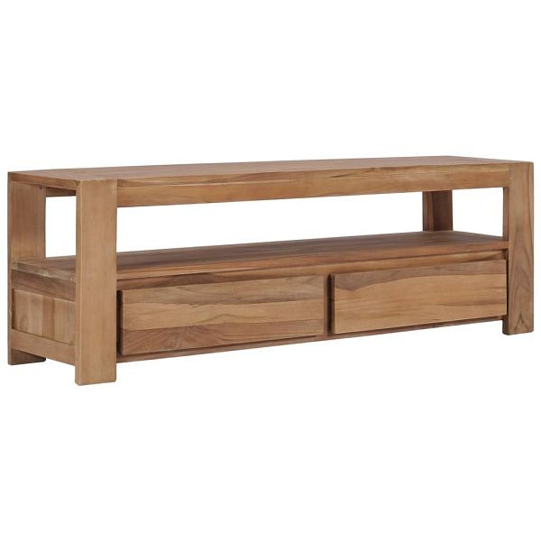 vidaXL TV-Schrank 120 x 30 x 40 cm Massivholz Teak, 286277