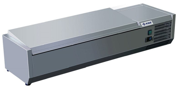 KBS Kühlaufsatz RX1210, mit CNS- Deckel 4x GN 1/3, 341120
