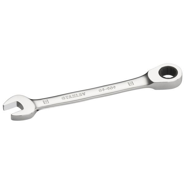 Stanley Flacher Ringmaulschlüssel mit Ratsche 9 mm, 72 Zähne, 5° Betätigungswinkel, STMT89909-0