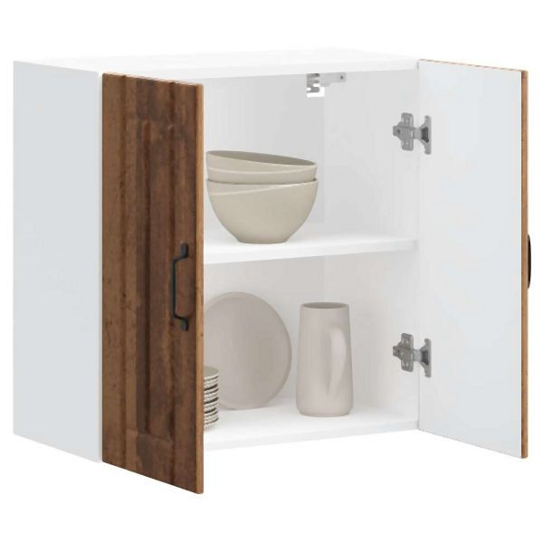 vidaXL Küchen-Hängeschrank Lucca Altholz-Optik Holzwerkstoff, 853825