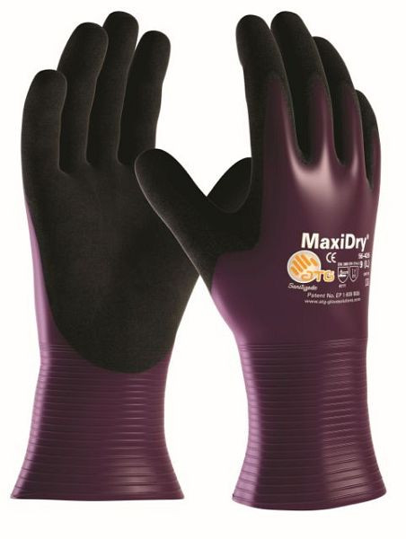 ATG (56-426) Nitril-Handschuhe "MaxiDry" vollbeschichtet, VE: 12 Paar, 2373-8