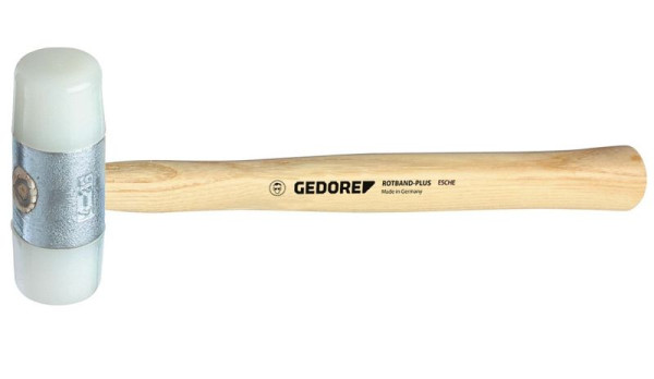 GEDORE Nylonhammer, 40 mm Durchmesser, 65 Shore D, 8805820