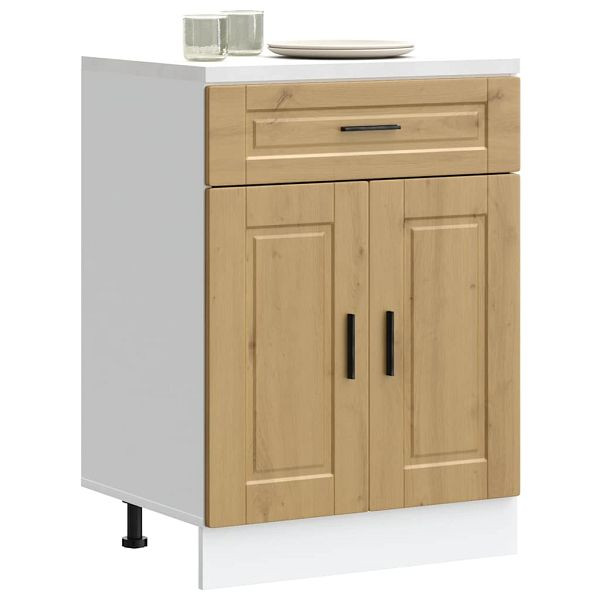 vidaXL Küchenunterschrank Porto Artisan-Eiche Holzwerkstoff, 853976