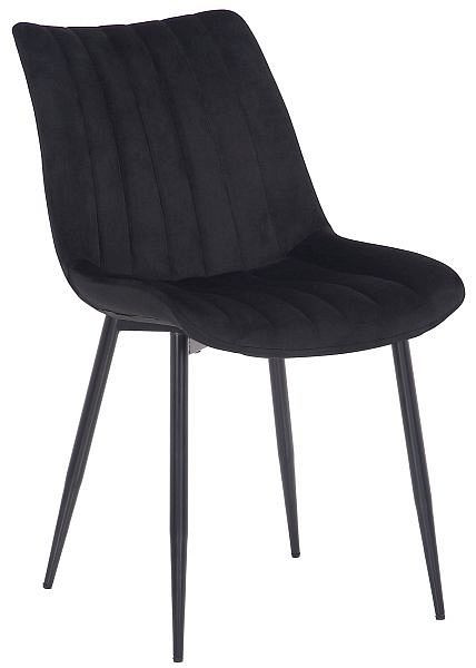 CLP Stuhl Rahden Samt, schwarz, 318403, 4251756456252