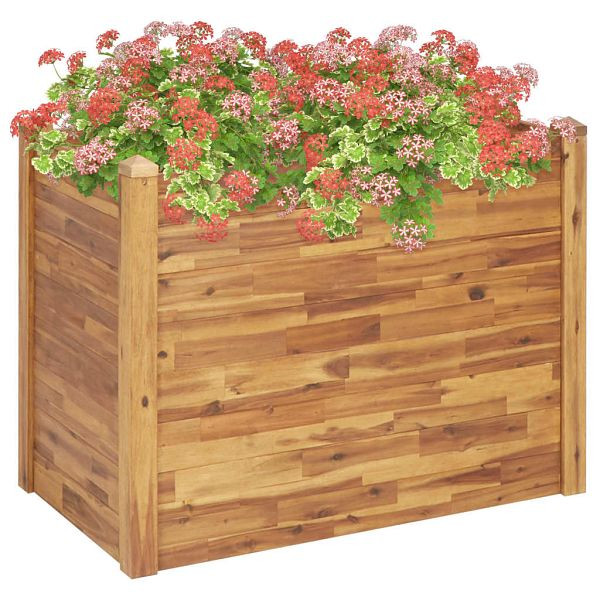 vidaXL Garten-Hochbeet 110 x 60 x 84 cm Massivholz Akazie, 46579