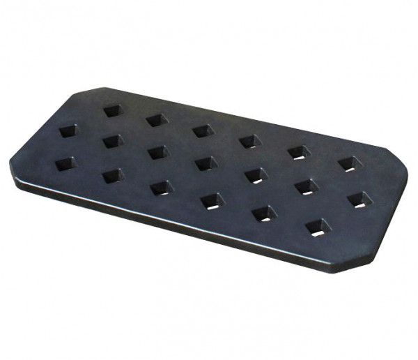 Schoeller Rost aus PE-Auffangwanne für Kleingebinde 80,5x40,5x2,5cm, schwarz, ST30Grid