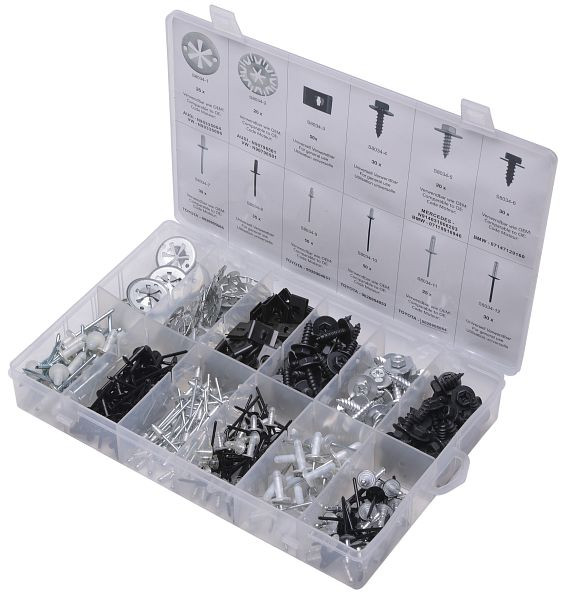 SW-Stahl Schnellverschluss-Sortiment, Audi/VW, 400-teilig, S8034