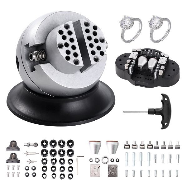 VEVOR Schmuck Kugelschraubstock Gravierwerkzeug 78 mm Kugeldurchmesser 54 mm Max. Öffnung, WNXZSZYHDGHJVF0K9V0