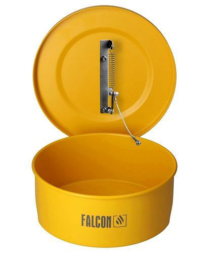 FALCON Kleinteilereiniger aus Stahl, lackiert, mit Schmelzlot, 2 l, 314494