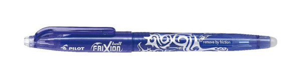 PILOT Tintenroller FriXion Ball 0.5 - 0,3 mm, blau, radierbar, BL-FR5-L