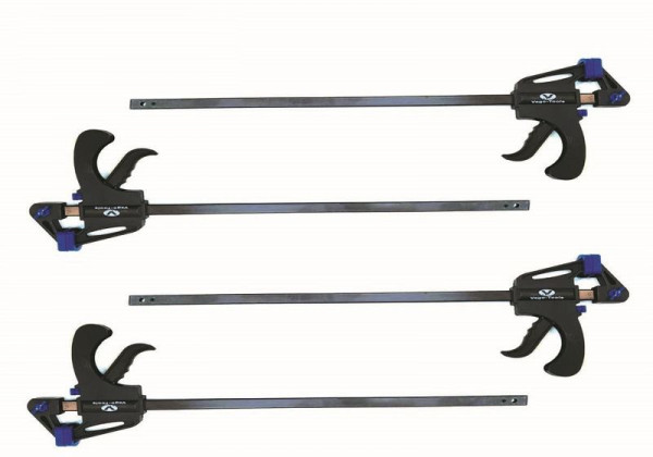 VaGo-Tools 4-teiliges Set Schnellspannzwingen 300/450 mm je 2 Stück, 250-300/450 je 2_dv