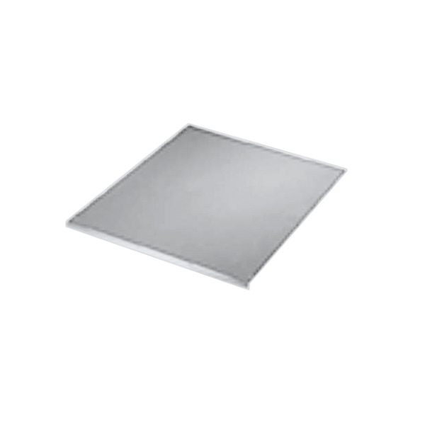 Manuflex Fester Einlegeboden für Leergehäuse mit Tür in Alusilber ähnlich RAL 9006, BxTxH = 460 x 574 x 17 mm, Alusilber, ZB2181.9006