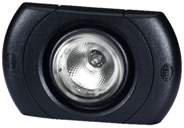 HELLA Innenraumleuchte, SpotLED, LED, 12/24V, Einbau/Schraubanschluss, Lichtscheibenfarbe: glasklar, Innenraum, 2JA 343 680-177