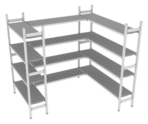 NordCap Regalsystem Z 230-200 / 234-204, 1075 / 1300 / 1675 x 375 x 1850 mm, 528901018