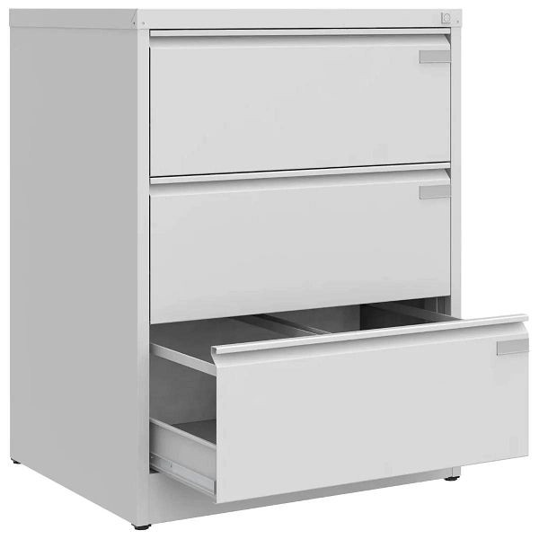 Eurobox Aktenschrank A4, 3 Reihen, Aktenschrank + Hängeregistatur in 2 Reihen, 0612-080103