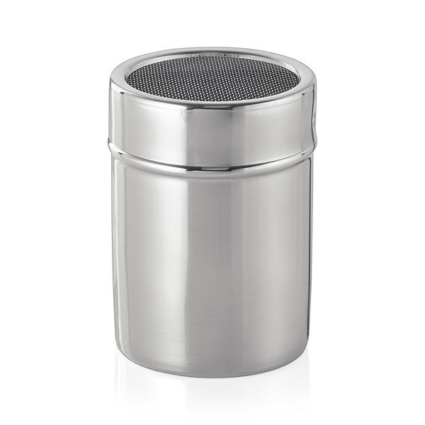 WAS Puderzuckerstreuer, 0,30 Liter, Durchmesser 7 cm, Chromnickelstahl, VE: 6 Stück, 1469004