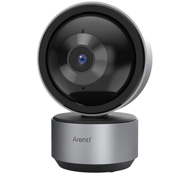Arenti Dome1-N intelligente 5 MP Dualband WLAN Innenkamera mit Schwenk- und Neigefunktion, Nachtsicht und KI-Erkennung, ardo1n