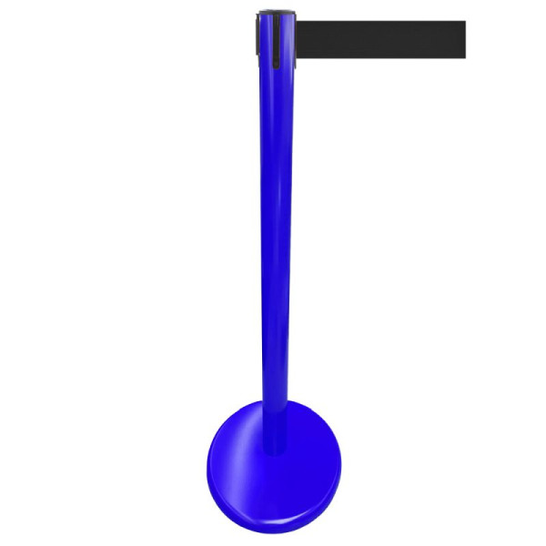 Stein HGS Personenleitsystem -P-Line Future-, Metall/ blau, schwarz, mit Gurtendstück (Standard), Gurtlänge: 4 m, 15696-0302