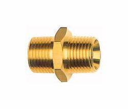 Riegler Doppelgewindenippel, konisch, nach ISO 7-1, 111184