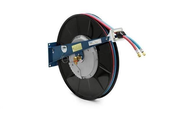 Nederman Serie 876 Automatischer Doppel-Schlauchaufroller Federantrieb, für Acetylen und Sauerstoff, NW 2x 9,5 mm (2x 3/8''''), 30831376