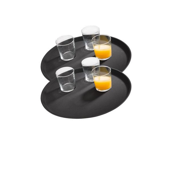 APS Tablett NOSLIDE, GFK, 40,5 cm, rutschfeste Oberfläche, VE: 2er-Set, 67506