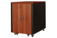 Produktbild von DIGITUS 17HE 19" SOUNDproof Schrank, 1000x750x1130 mm Holzoptik Kirsche, schwarz (RAL 9005), DN-19 17U-SO-C DIGITUS 17HE 19" SOUNDproof Schrank, 1000x750x1130 mm Holzoptik Kirsche, schwarz (RAL 9005), DN-19 17U-SO-C