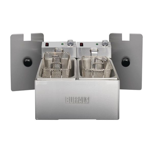Buffalo Doppel-Fritteuse, 2 x 3 L, DB203, 5050984616105