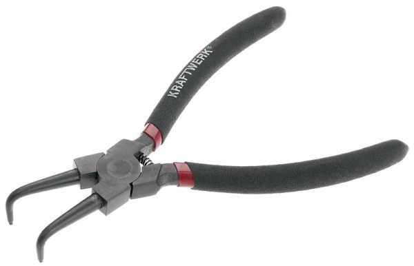 Kraftwerk Sicherungsringzange J21, 19-60 mm, 90° abgewinkelte Spitzen, 2215-J21