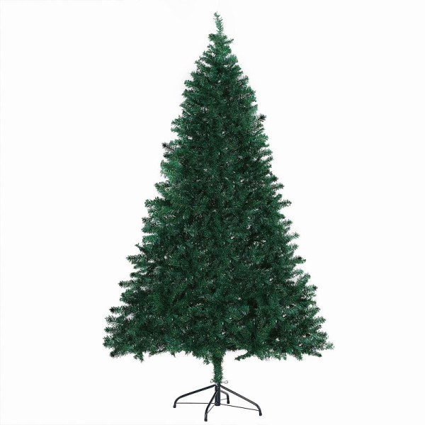 HOMCOM Weihnachtsbaum Christbaum Kunsttanne, 1,2 m, inkl. Ständer, Ø 85 x 120 cm, Grün, 830-245