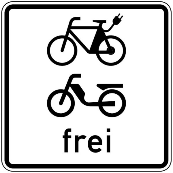 Stein HGS E-Bikes und Mofas frei Nr. 1022-15, 420x420mm /RA1/Flachform 3mm, 1022-15-113