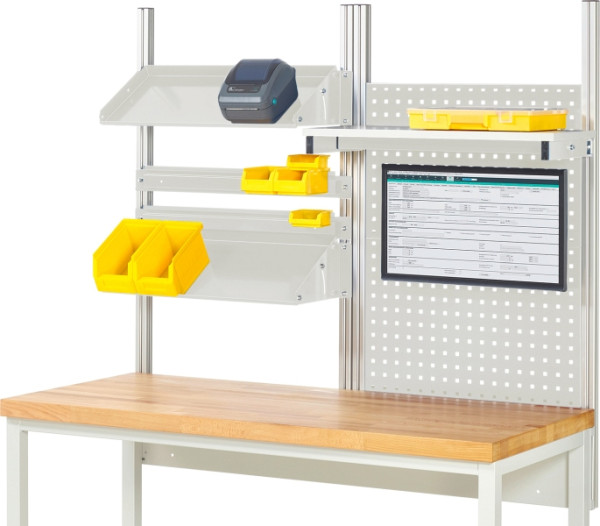 RAU System-Aufbau - Komplettset 05, für Produktbreite 1500 mm, RAL7035/RAL7035, EE-BW-KS-05-1500.12