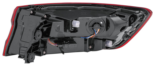 HELLA Heckleuchte, LED, äusserer Teil, für u.a. Audi A4 (8W2, 8WC, B9), ECE/CCC, für Rechtsverkehr/für Linksverkehr, links, 2SD 012 246-171