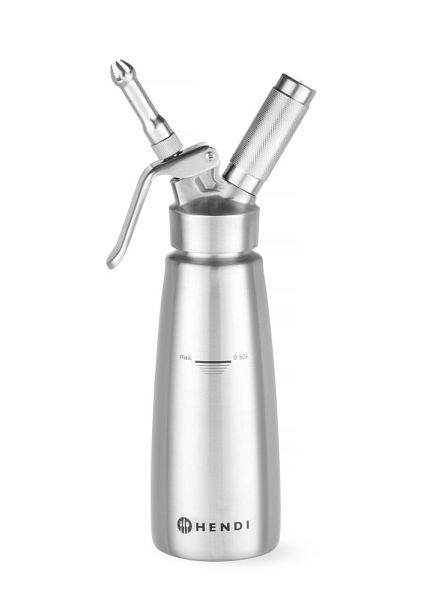 Hendi Sahnespender Profi Line, 0,5 L, ØxH: 85x235 mm, 588017