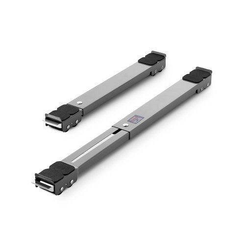 VEVOR Transportfahrwerk 2er-Set, 150 kg, 70x5x4 cm, verstellbare Basis für Waschmaschine & Trockner, grau, JJBYTCTXG1639MMS5V0