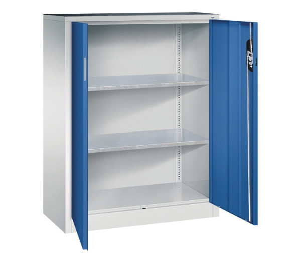 C+P Flügeltürenschrank Acurado, H1200xB930xT400mm, 7035/5010, 8520-000 S10140