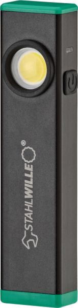 STAHLWILLE Arbeitsleuchte schwarz-grün Lichtstrom 500 lm, wiederaufladbar, 77490016