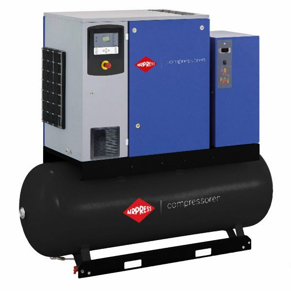Airpress Schraubenkompressor 13 bar 500L 20 PS/15 kW 258-2290 l/min (APS 20DD IVR Combi Dry), 36214-DD