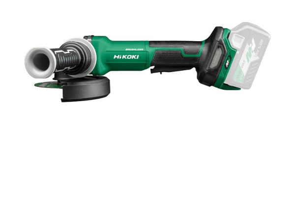 HiKOKI 36 V Akku Winkelschleifer (Brushless) (Motorbremse) Paddle Schalter, ohne Akku, ohne Ladegerät, G3613DF (Basic) (Karton), G3613DFW4Z