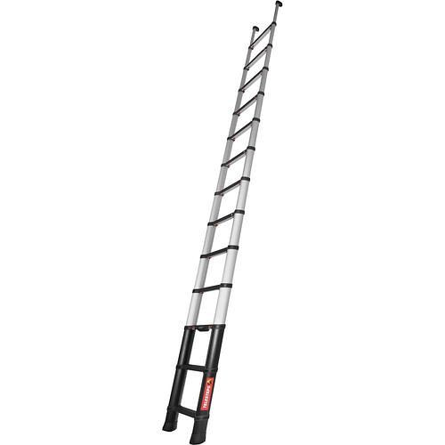 Krause Teleskopleiter Rescue Line, Aluminium, 13 Sprossen, schwarz, 305104