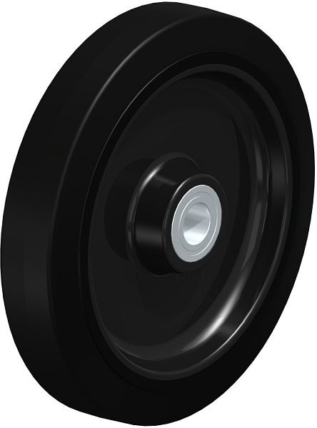 Blickle POEV 250/25K Rad aus Elastik-Vollgummi, Schwarz, 43000