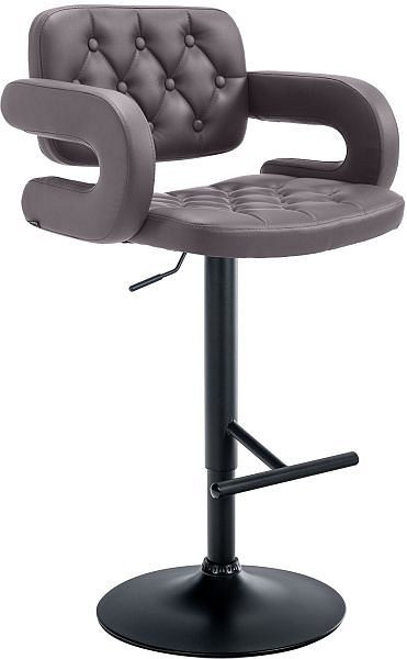 CLP Barhocker Dublin schwarz, braun, 318206, 4251756454449