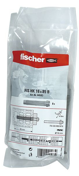 Fischer Injektions-Ankerhülse FIS H 16x85 K B, VE: 10 Stück, 44583