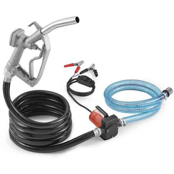 VEVOR Dieselpumpe Heizölpumpe 12V 5GPM 1/7PS mit automatischer Pistole 9,14m, FBBMG37GPM11Y1A3HV9