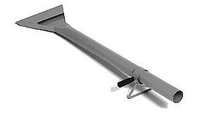 Nederman Nebenluftsaugrohr Ø 76 mm mit Griff, 43850250