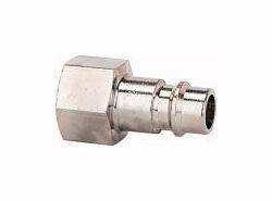 Riegler Nippel für Kupplungen NW 7,2 - NW 7,8, Messing vernickelt, Innengewinde, 107311
