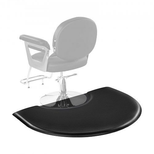 VEVOR halbrunde Salonmatte 930x1220 mm, 25 mm dick, Anti-Ermüdung, runder Ausschnitt, PVC-Oberfläche, abgeschrägte Kanten, SLDBYD1INCH3ZHR0VV0