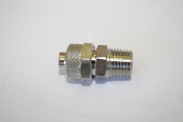 ELMAG Verbindung Rückschlagventil/Druckleitung, AG 1/4' x S 10 mm für Modelle BOY 330 & 460 (für Modell mit PTFE flex. Druckleitung), 9201276